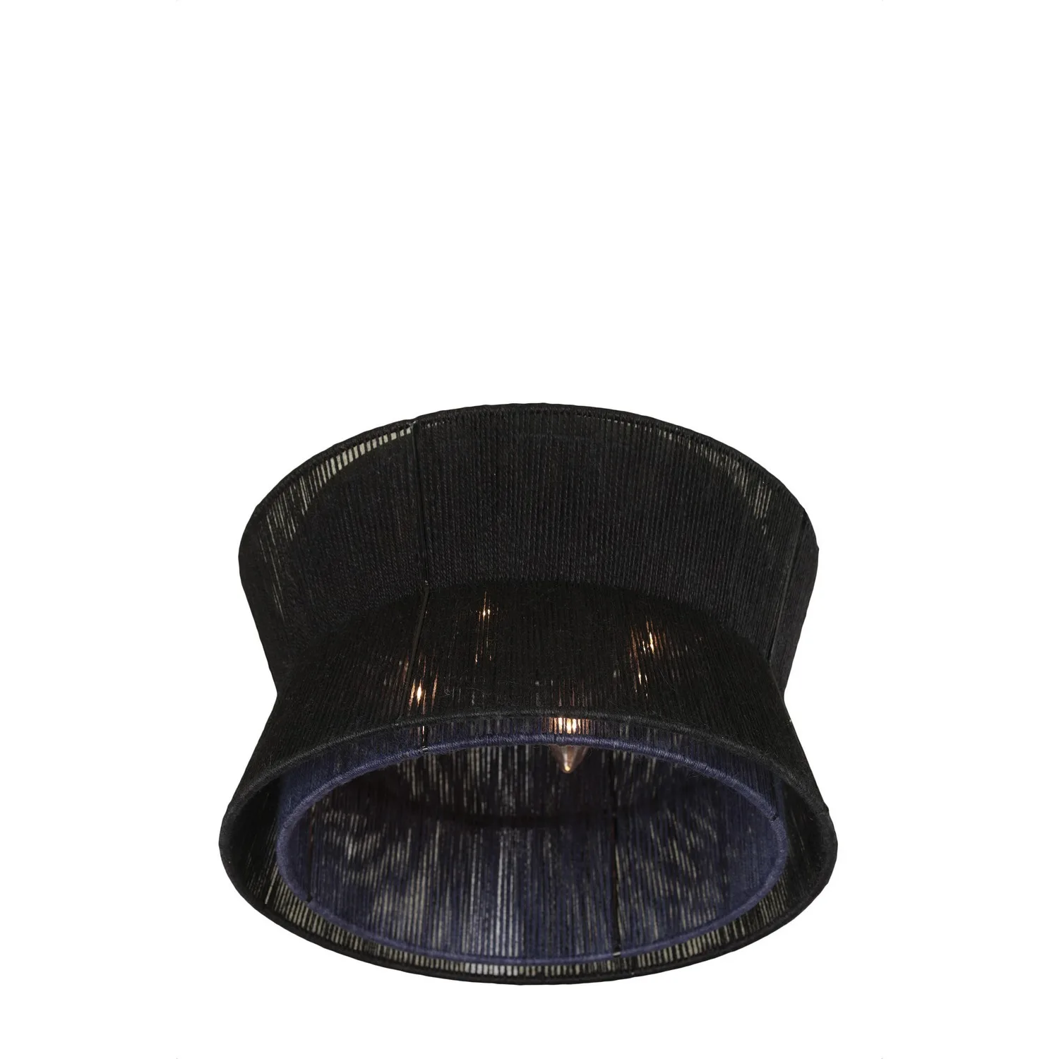 Madura Four Light Flush Mount in Matte Black