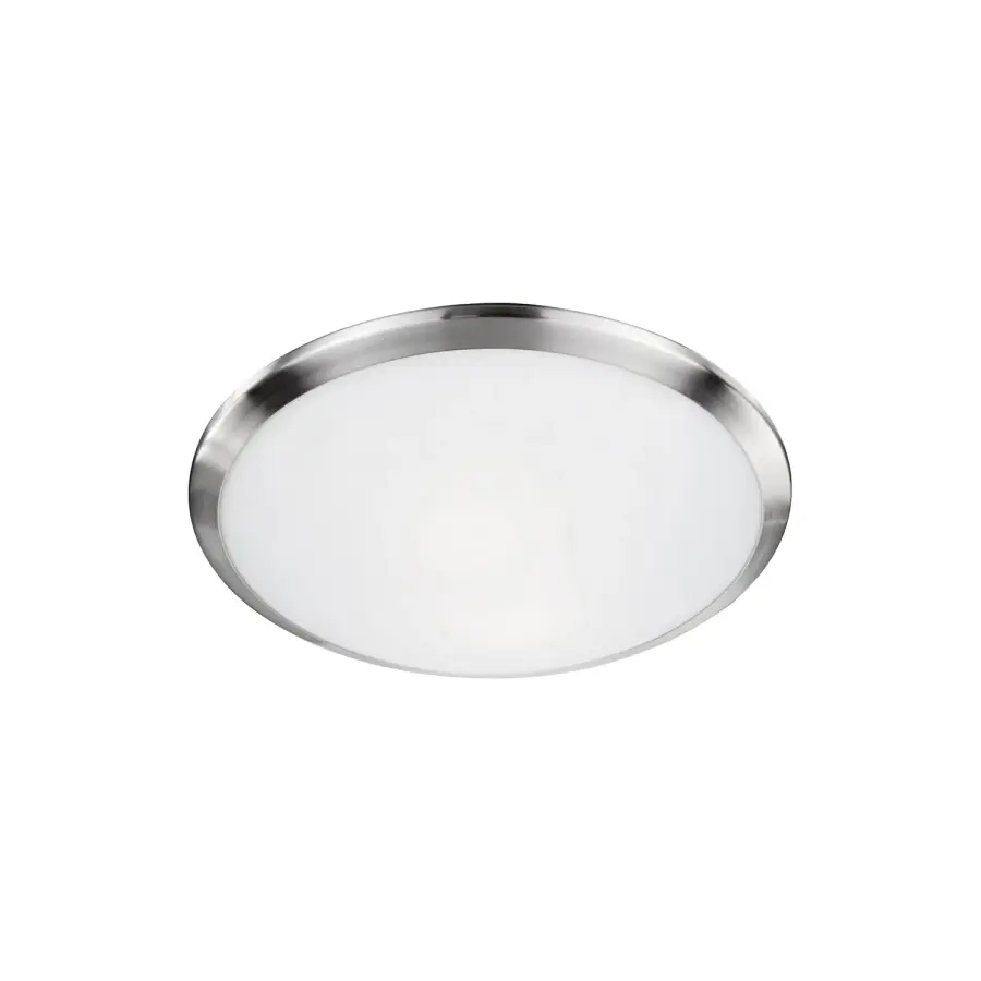 Malta 12" Flush Mount in Brushed Nickel - Image 1
