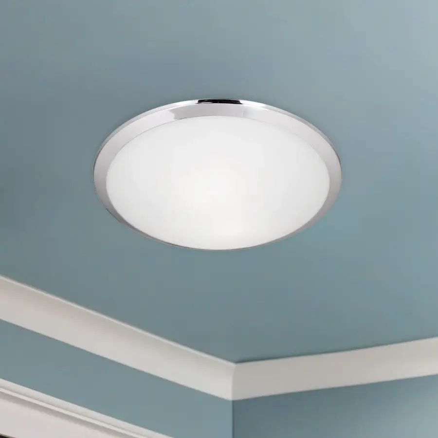 Malta 12" Flush Mount in Brushed Nickel - Image 3