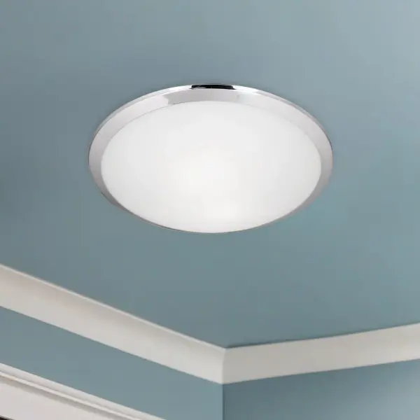 Malta 15-Inch Flush Mount in Brushed Nickel - Image 2