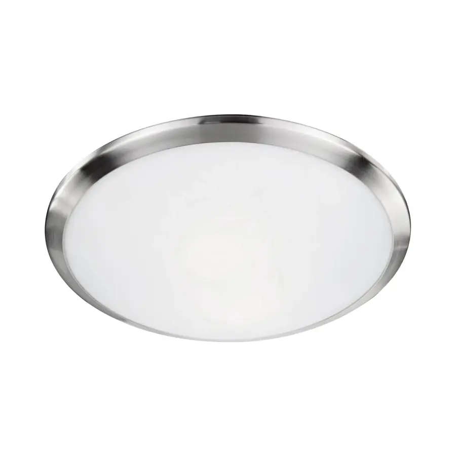 Malta 15-Inch Flush Mount in Brushed Nickel - Image 4
