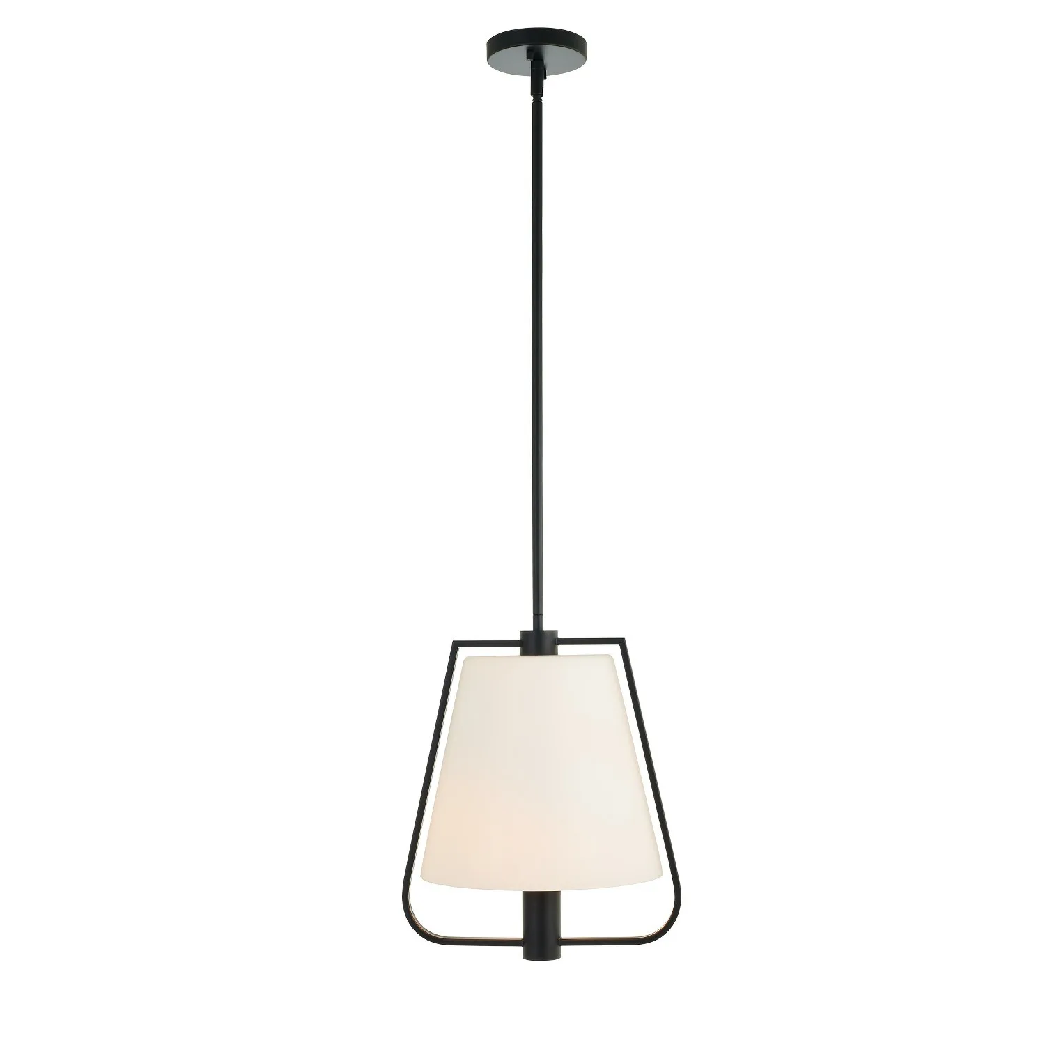 Marco One Light Pendant in Matte Black