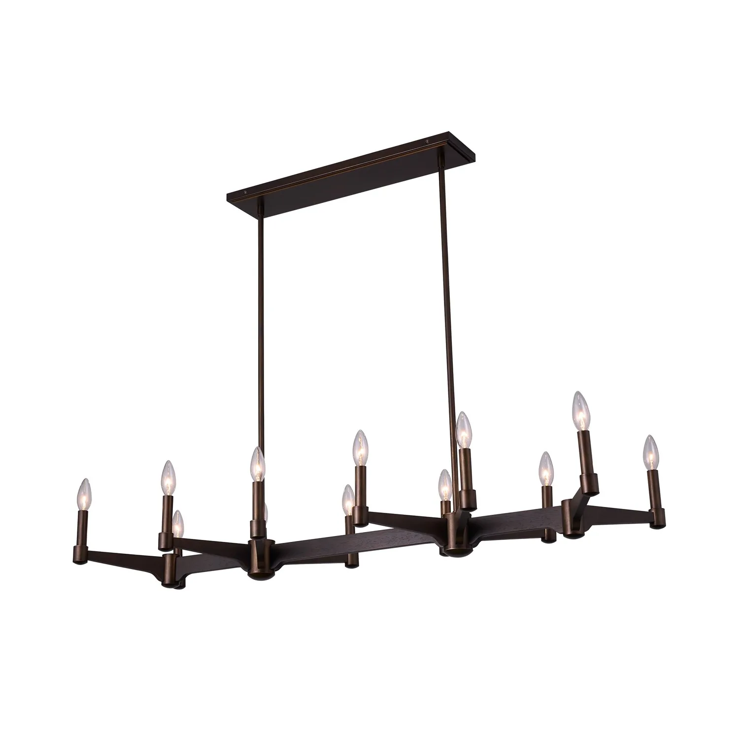 Tono 12 Light Island Pendant in Vintage Bronze