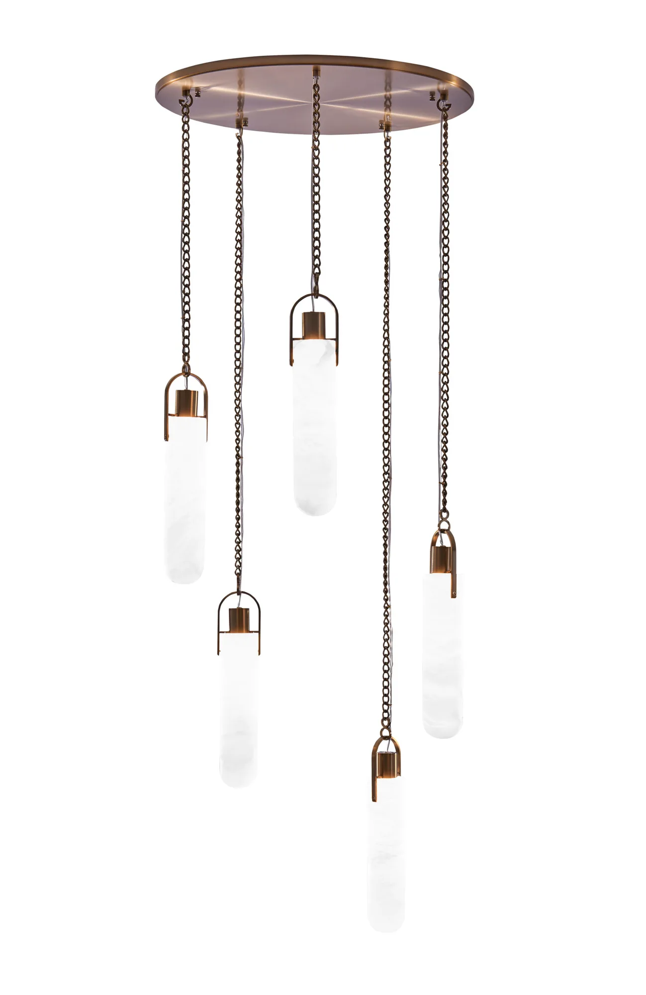 Flint Additions LED Pendant in Winter Brass