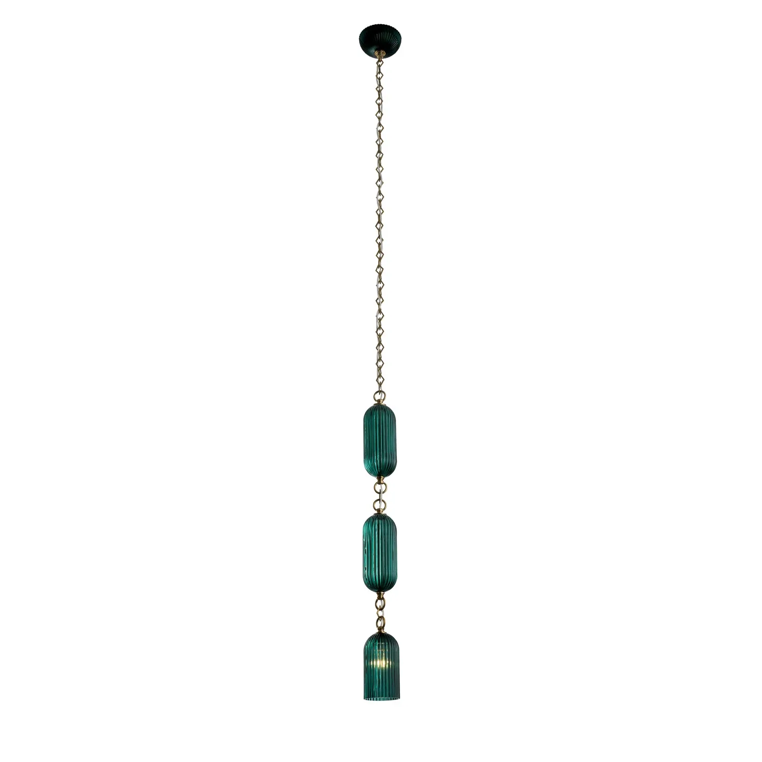 Verde One Light Mini Pendant in Satin Brass