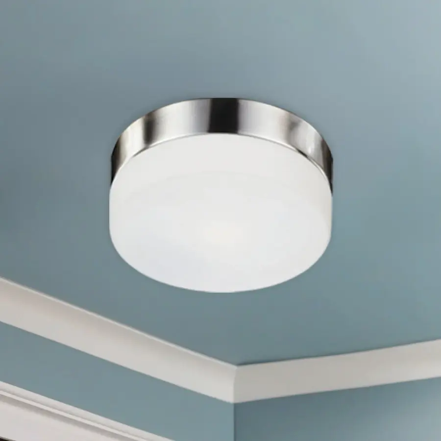 Lomita 12" Flush Mount in Brushed Nickel - Image 2