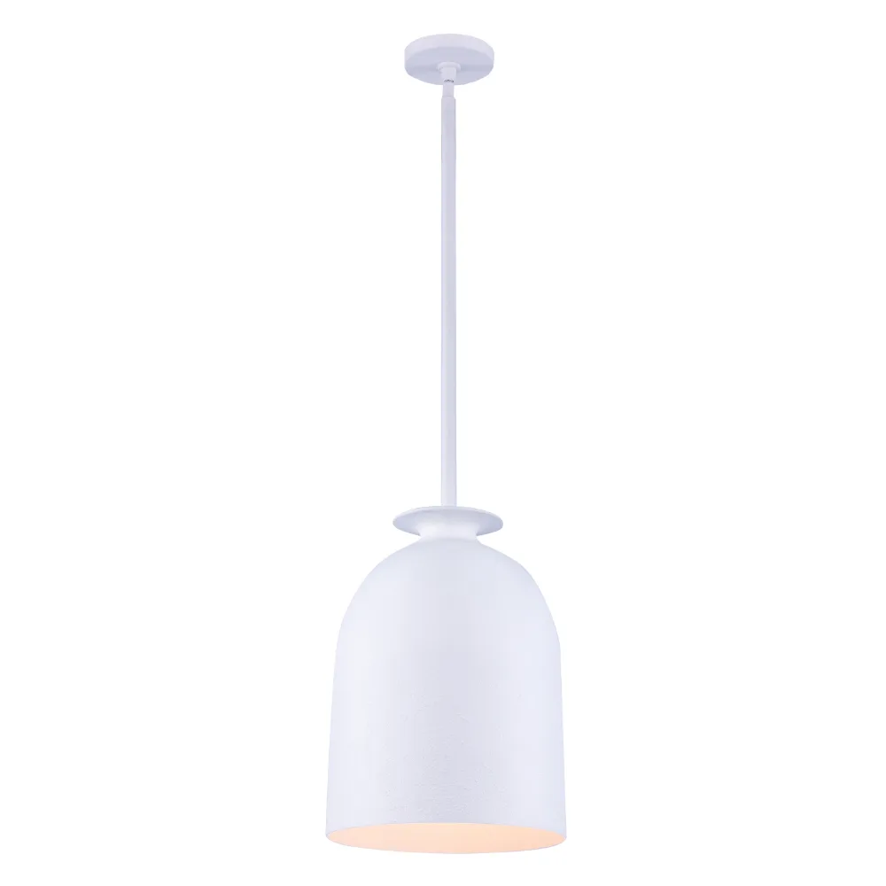 Gabardine One Light Mini Pendant in Matte White