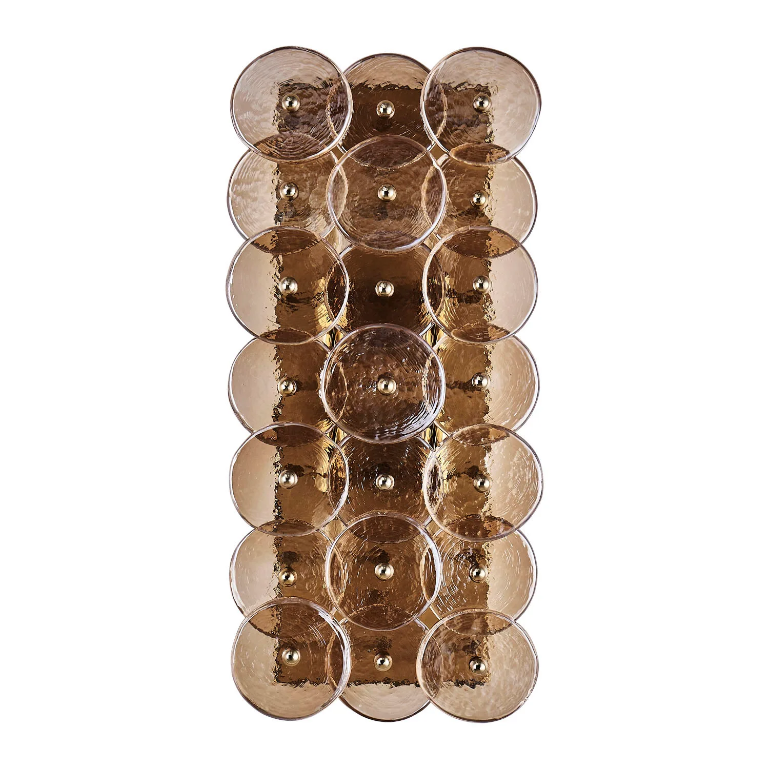 HORTENSIA Four Light Wall Sconce in Polished Winter Brass