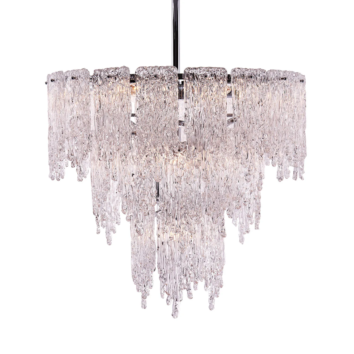 Gisel Ten Light Pendant in Polished Chrome