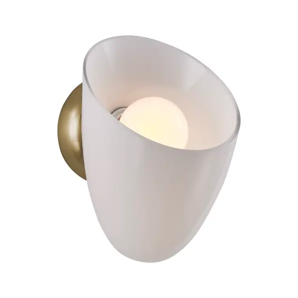 The Espille collection continues to be one of our most popular collections. The unique glass shade pairs well with our Bronze (BZ), Satin Nickel (SN), and Polished Chrome (CH) finishes and can fit into a multitude of interior design styles. Our newest update features a modernized touch button switch, and an additional sleek Satin Black Nickel finish (SBN) option for added versatility. Collection: Cocoon Finish: Winter Brass Width: 8.00" Height: 10.00" Extension from Wall: 8.00" Canopy: 5"x5"x2" Number of Bulbs: 1 Maximum Wattage: 40.00 W Bulb Base: E26 Medium Dimmable Voltage: 120.00 V Material: Iron, Glass Country of Origin: China Safety Rating: Damp Instructions