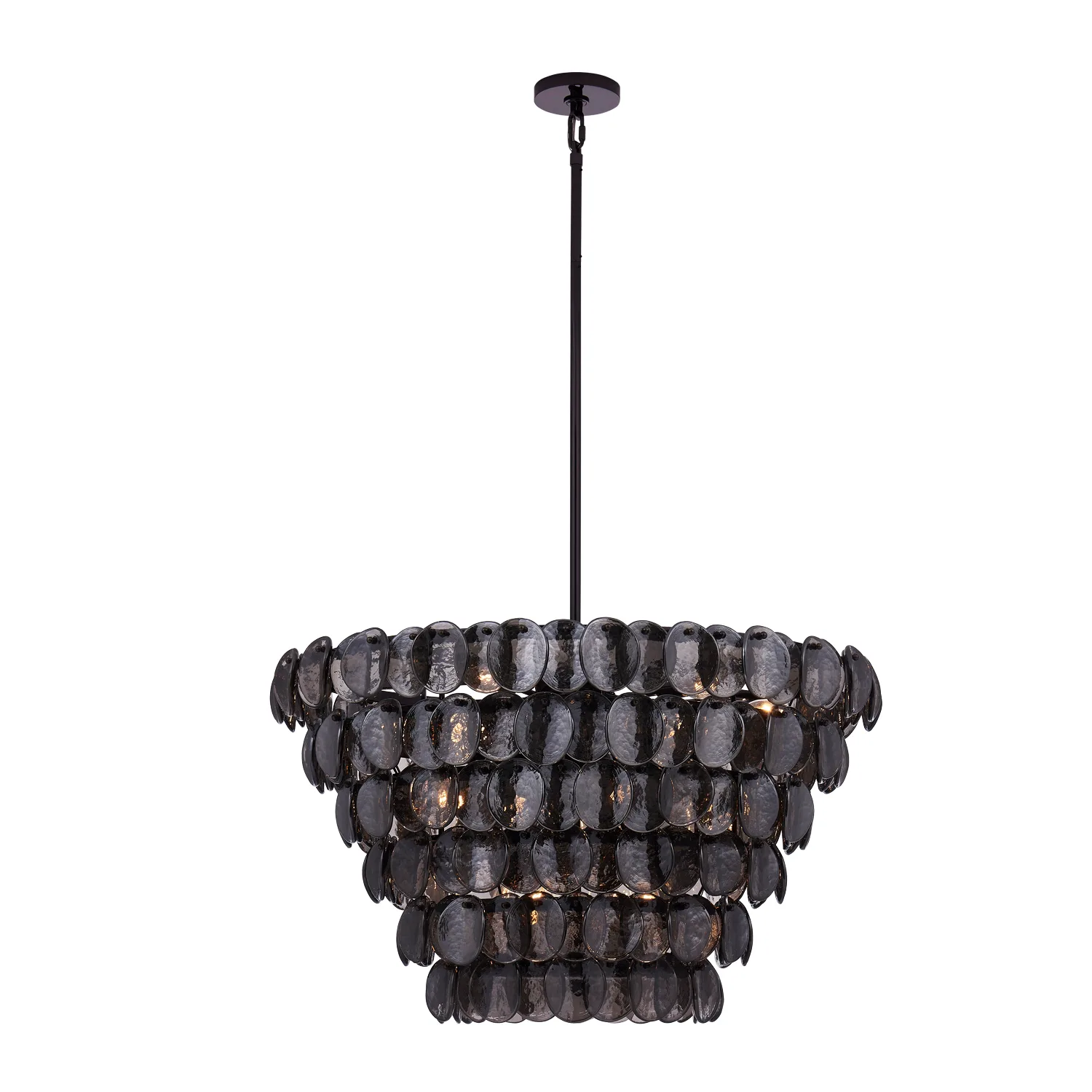 UROKO 14 Light Pendant in Black Nickel