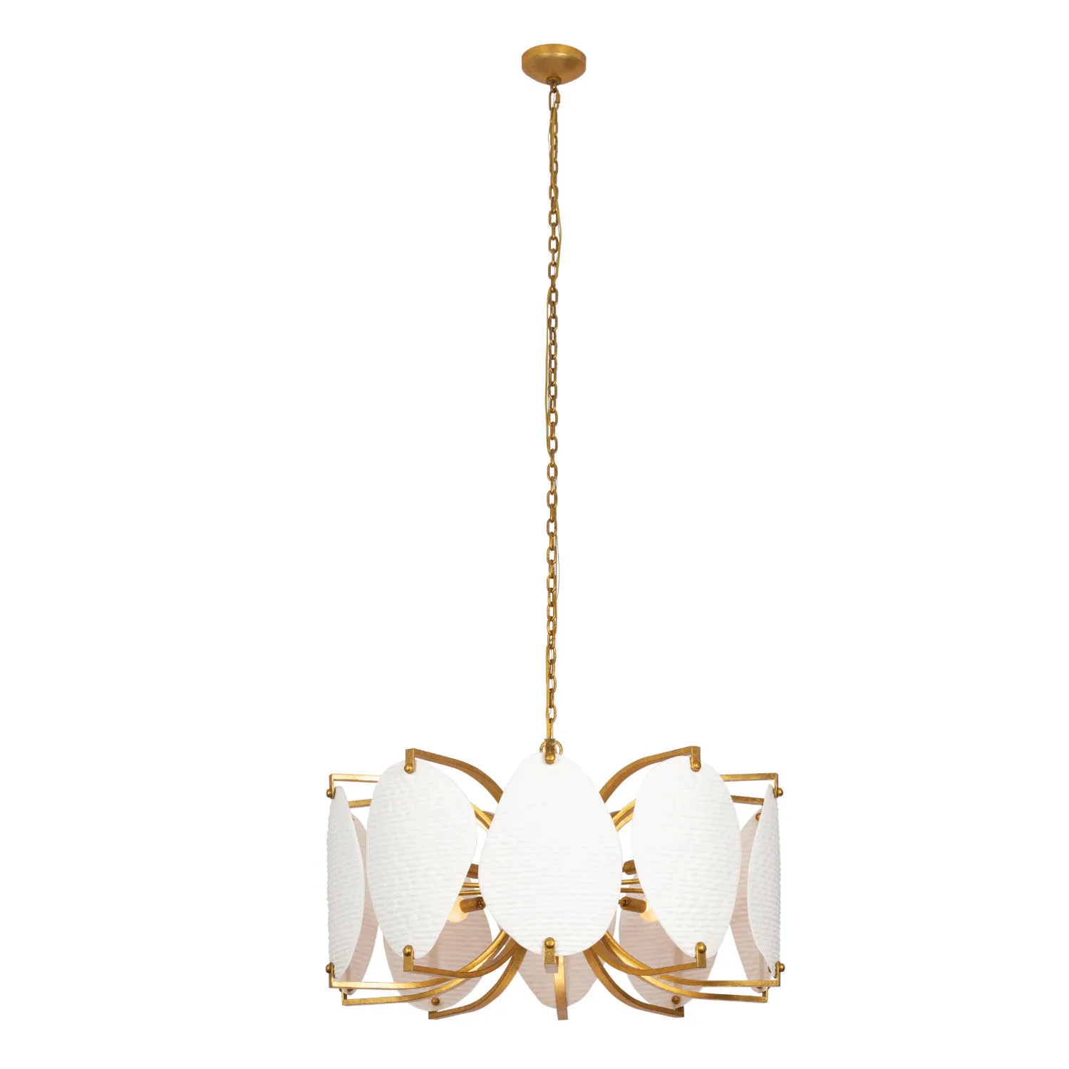 ALIFORM Ten Light Pendant in Oxidized Gold Leaf