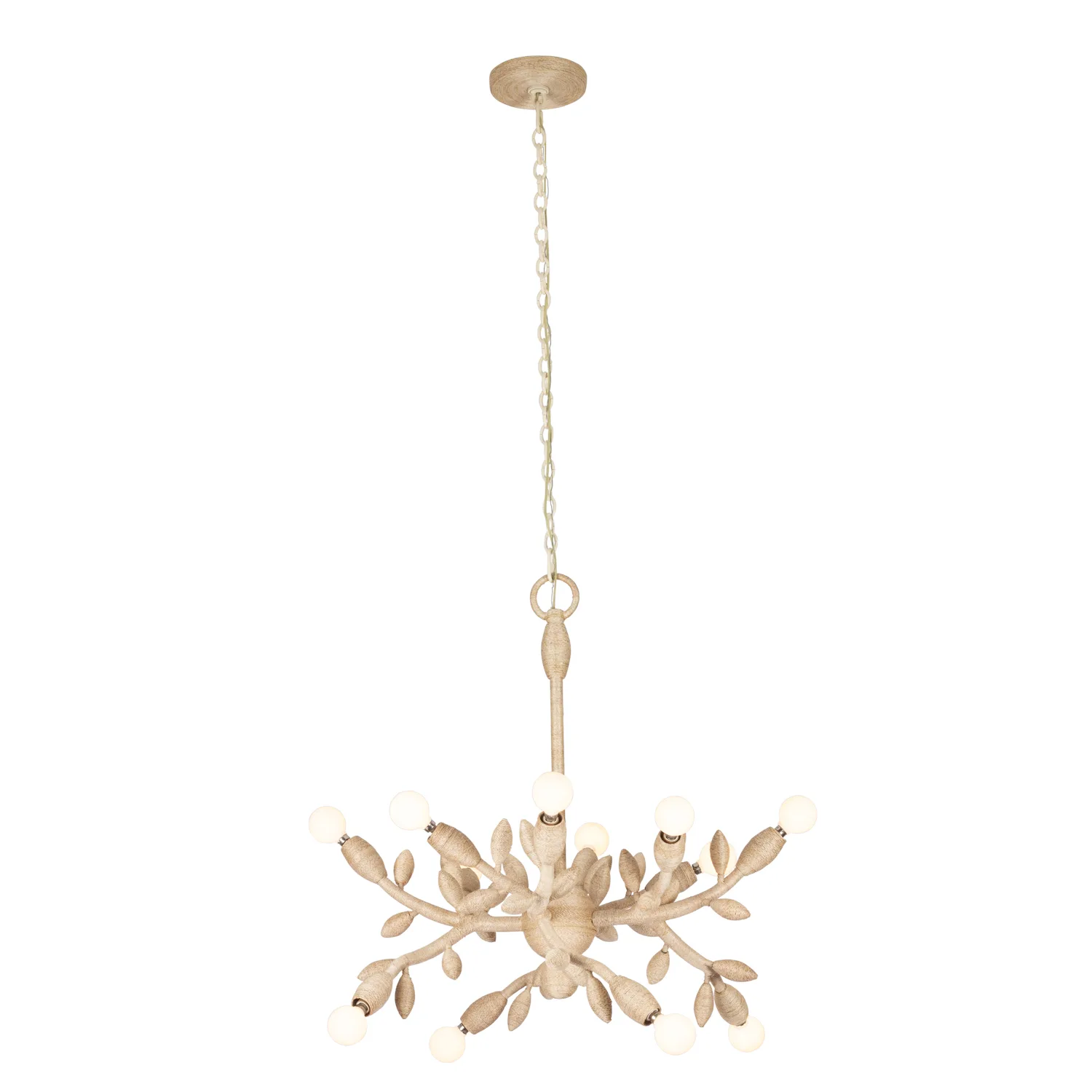 Branche 12 Light Chandelier in Warm Ivory