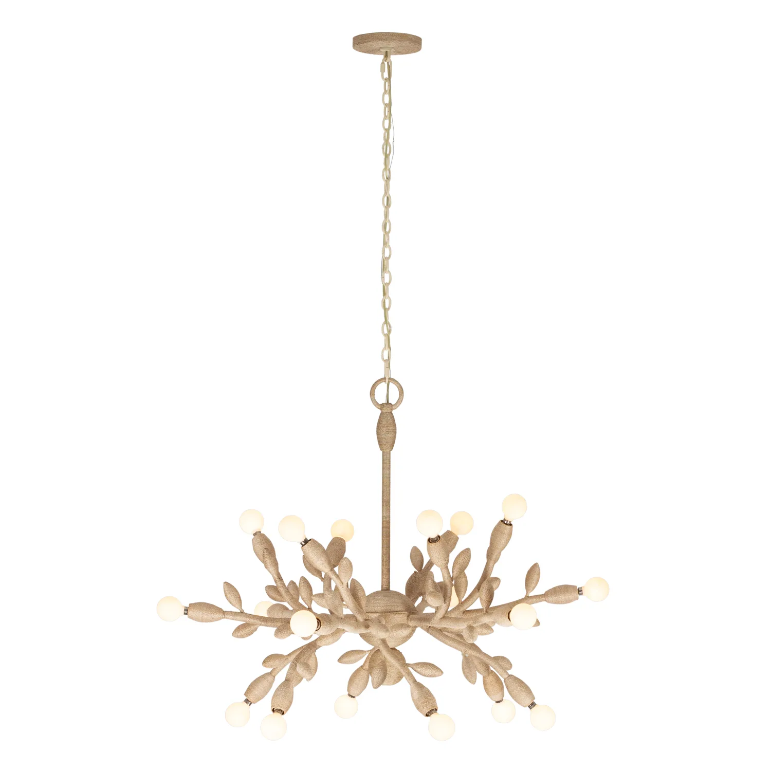 Branche 18 Light Chandelier in Warm Ivory