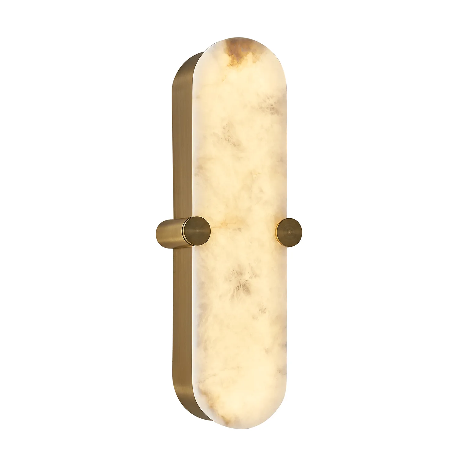 Lumba 20-in (12-watt) LED Winter Brass ADA Wall Sconce