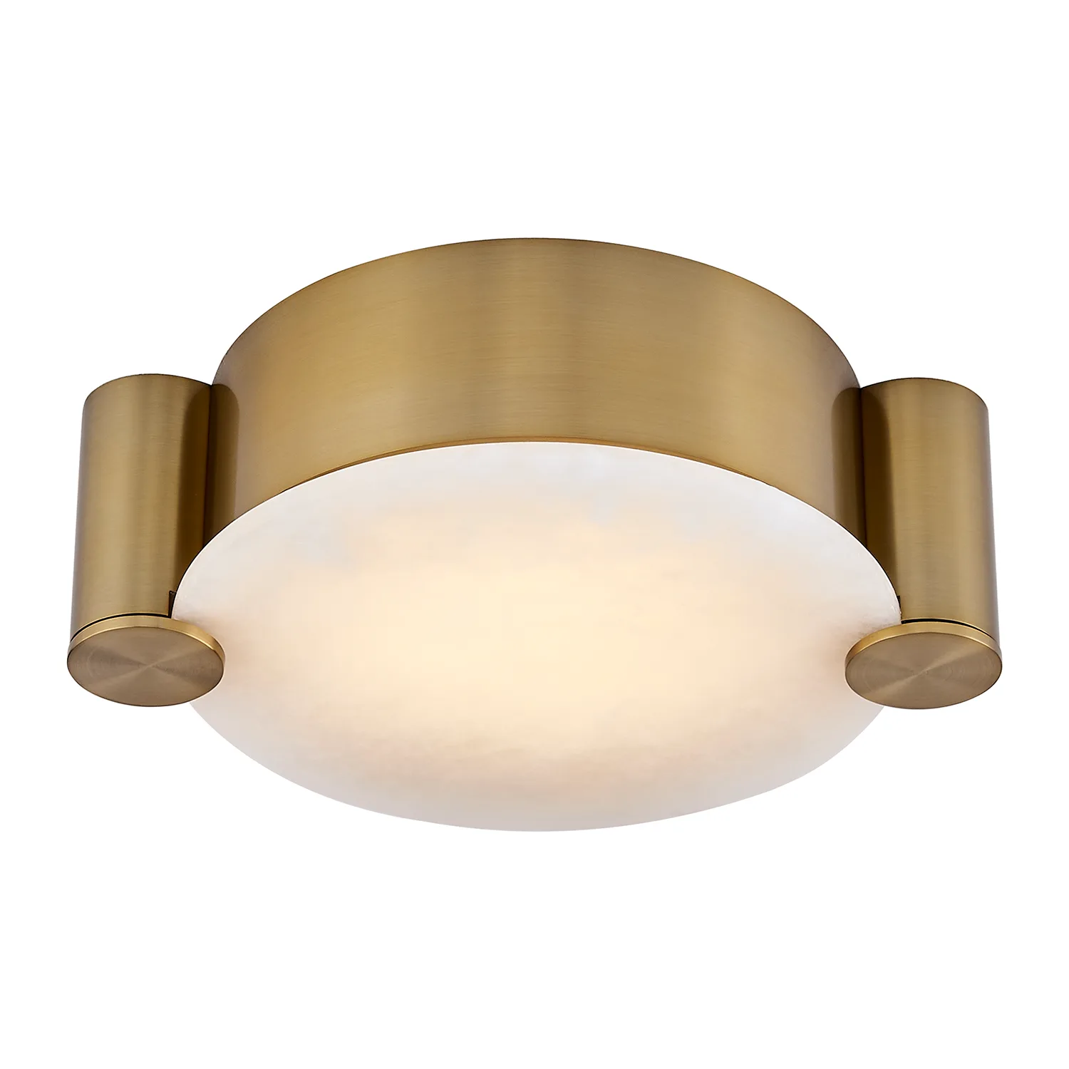 Lumba LED Flush Mount in Winter Brass