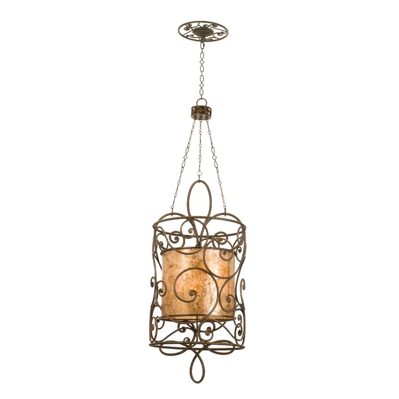 Windsor 12 Light Foyer Pendant in Antique Copper