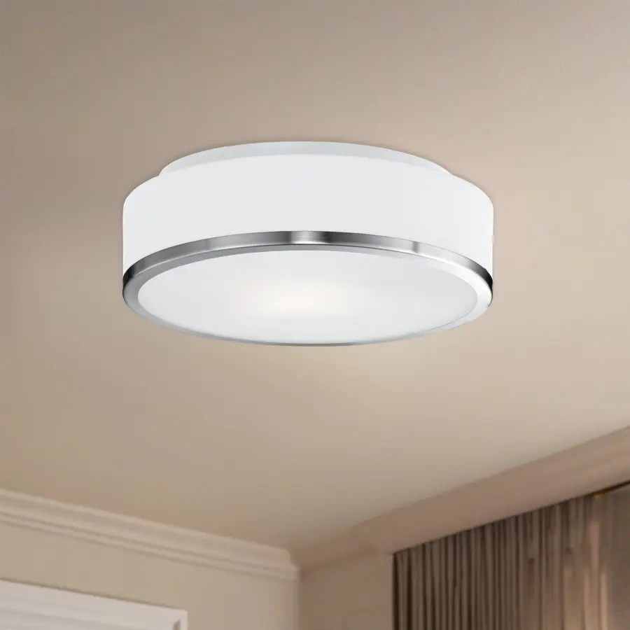 Sleek Modern Flush Mount with Clean Lines and Soft Illumination - Image 3