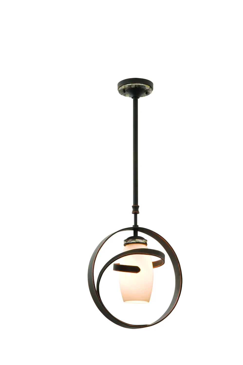 Monaco One Light Mini Pendant in Antique Copper