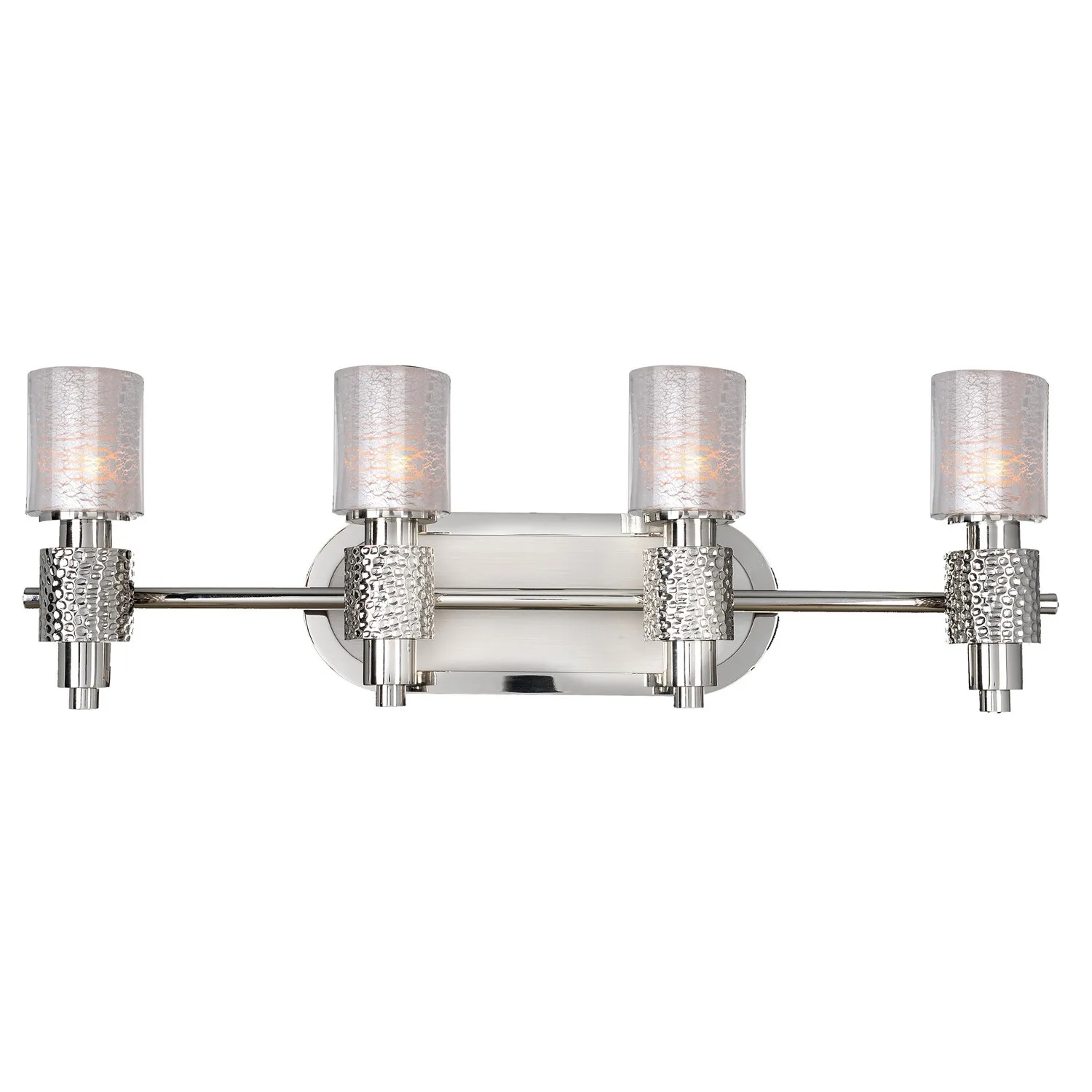 Ashington LED Bath in Polished Satin Nickel