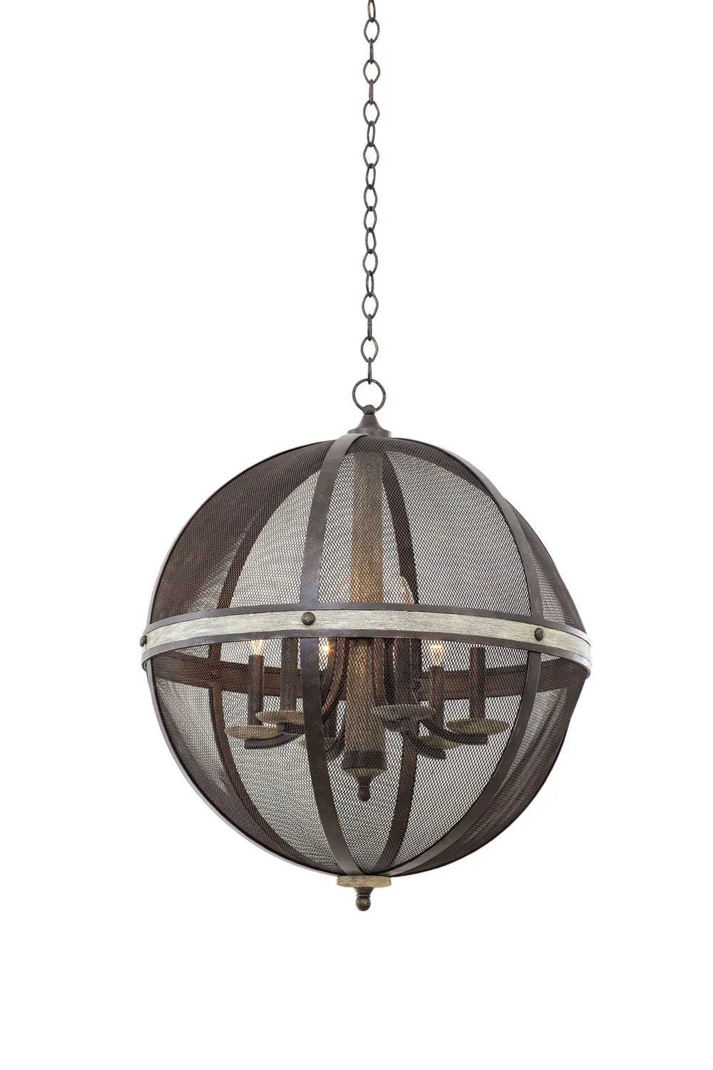 Coronado Six Light Chandelier in Florence Gold