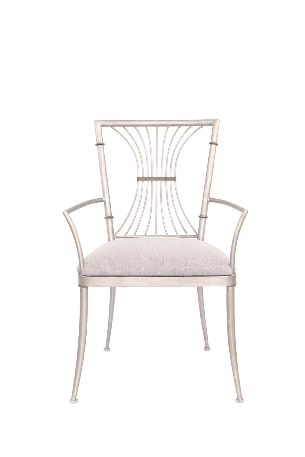 Bal Harbour Dining Chair in Pearl Silver