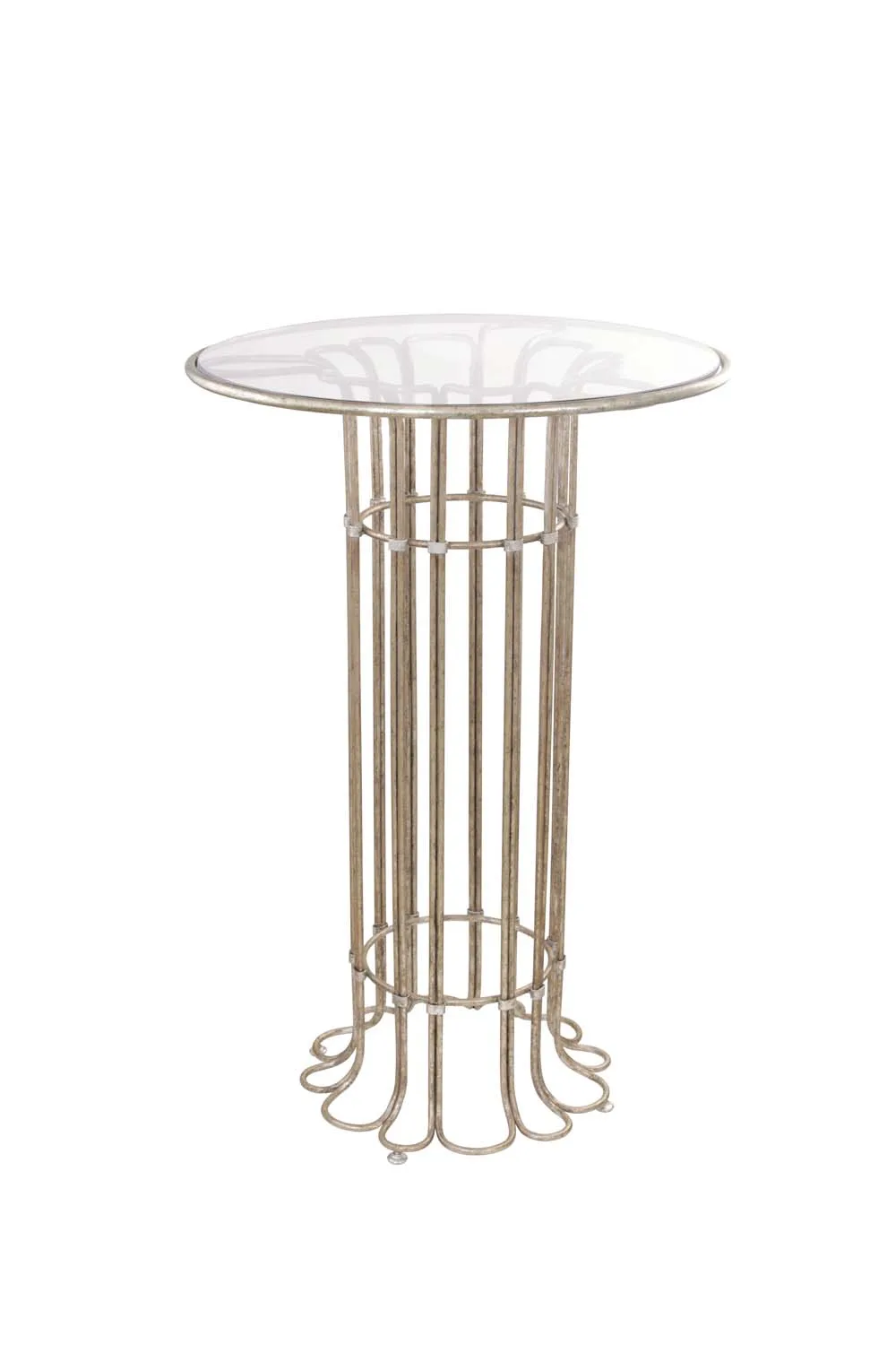 Biscayne Pub Table in Platinum