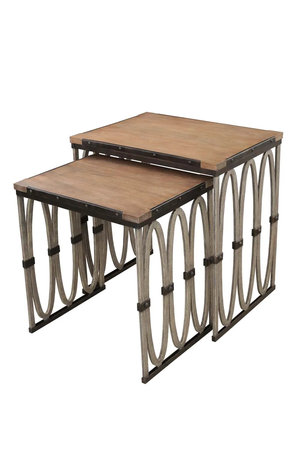 Belmont Nesting Table in Florence Gold
