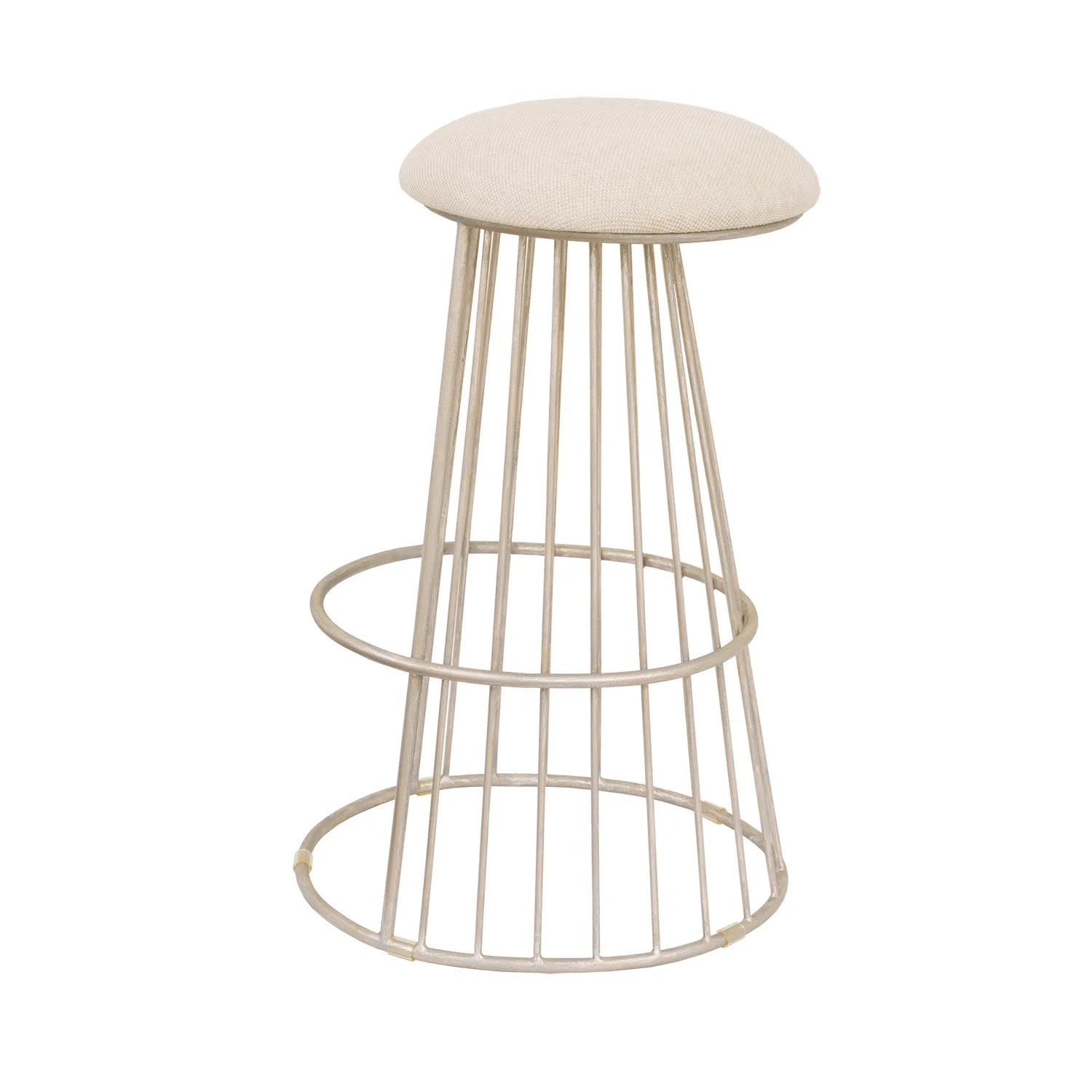 Metro Pub Chair in Pearl Silver