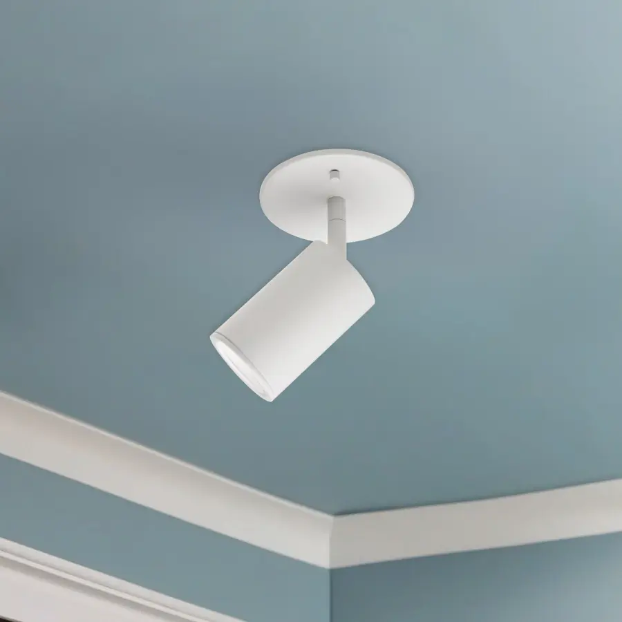 Barclay 3-in Semi-Flush Mount in Black - Image 7
