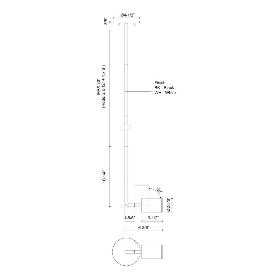 Barclay 3-in Wall/Ceiling Light - Image 7
