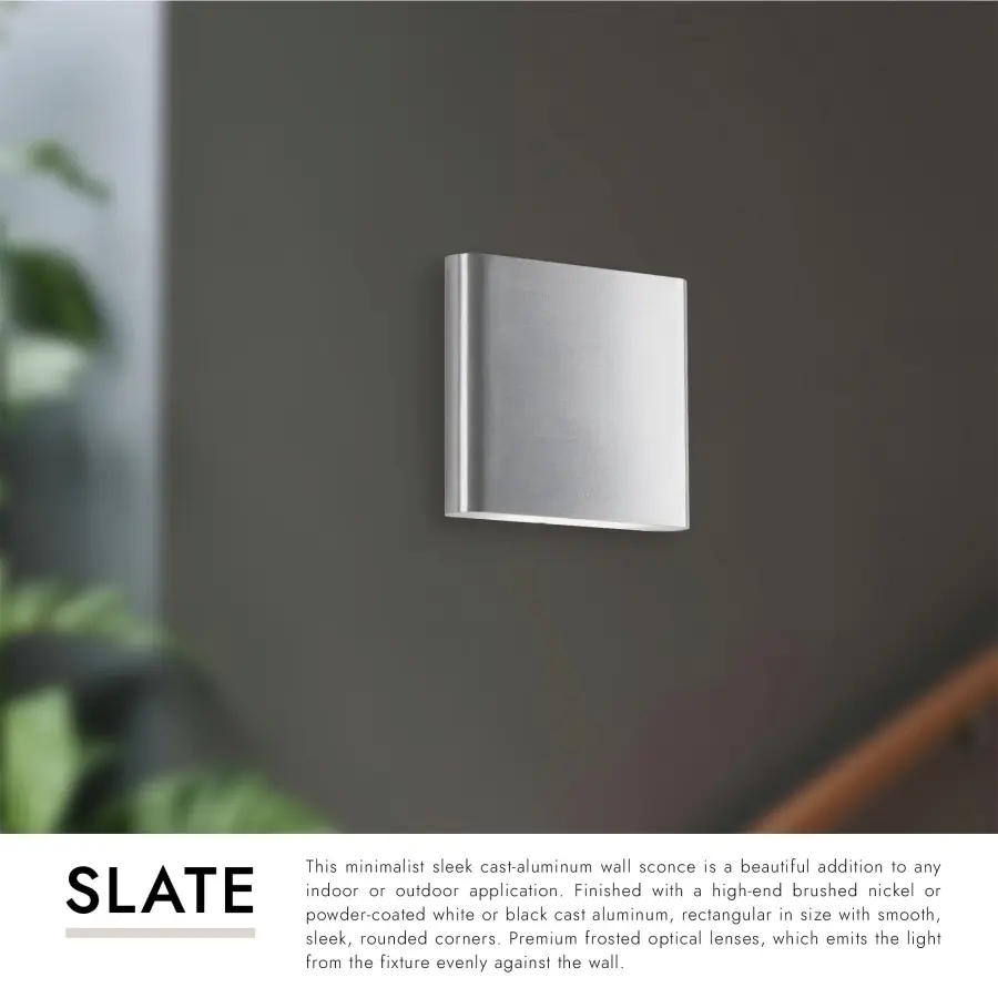 Slate 6-Inch All-Terior Up/Down Wall Light - Image 6