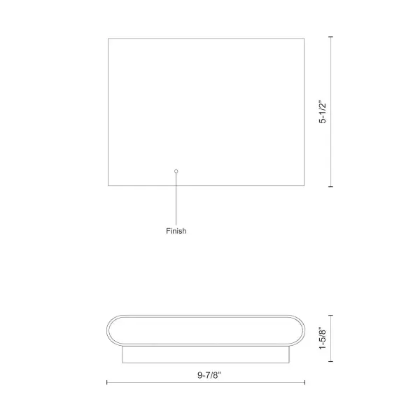 Slate 10-Inch All-Terior Wall Light in Brushed Gold - Image 3