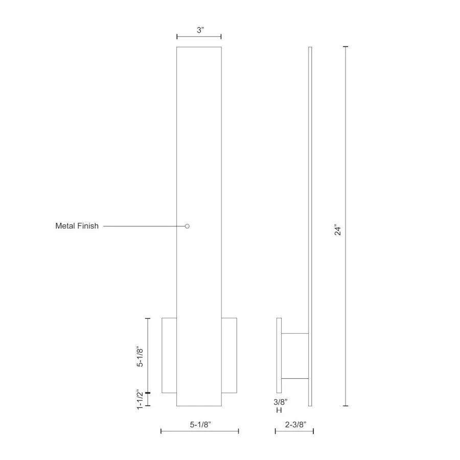 Vesta 24" All-terior Wall Light - Image 9