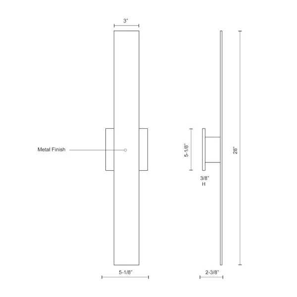 Vesta 28" All-terior Wall Light - Image 8