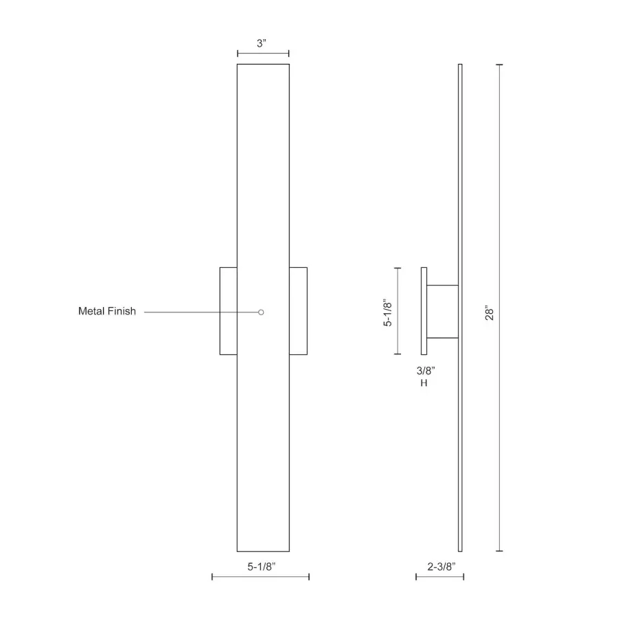 Vesta 28" All-terior Wall Light - Image 8