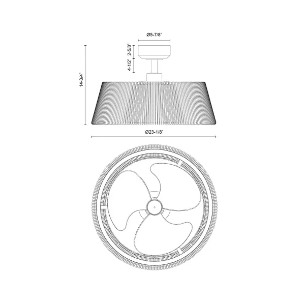 Isla 24" Ceiling Fan with Light - Image 10