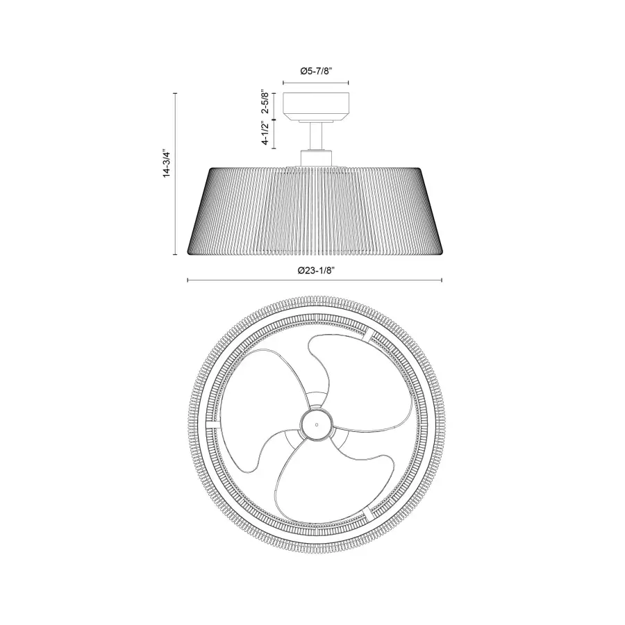 Isla 24" Ceiling Fan with Light - Image 10