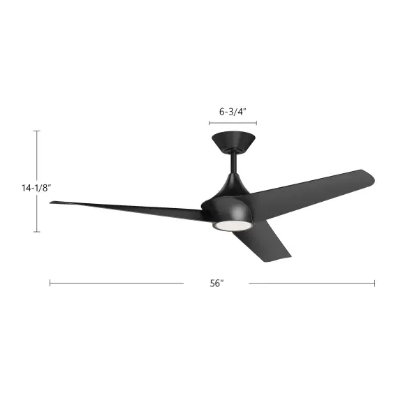 Emiko 56-Inch Ceiling Fan with Light - Image 14