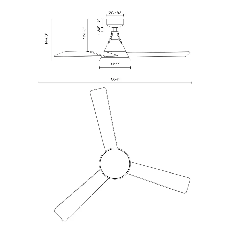 Modern Farmhouse Style Meets Functional Cooling with Integrated LED - Image 7