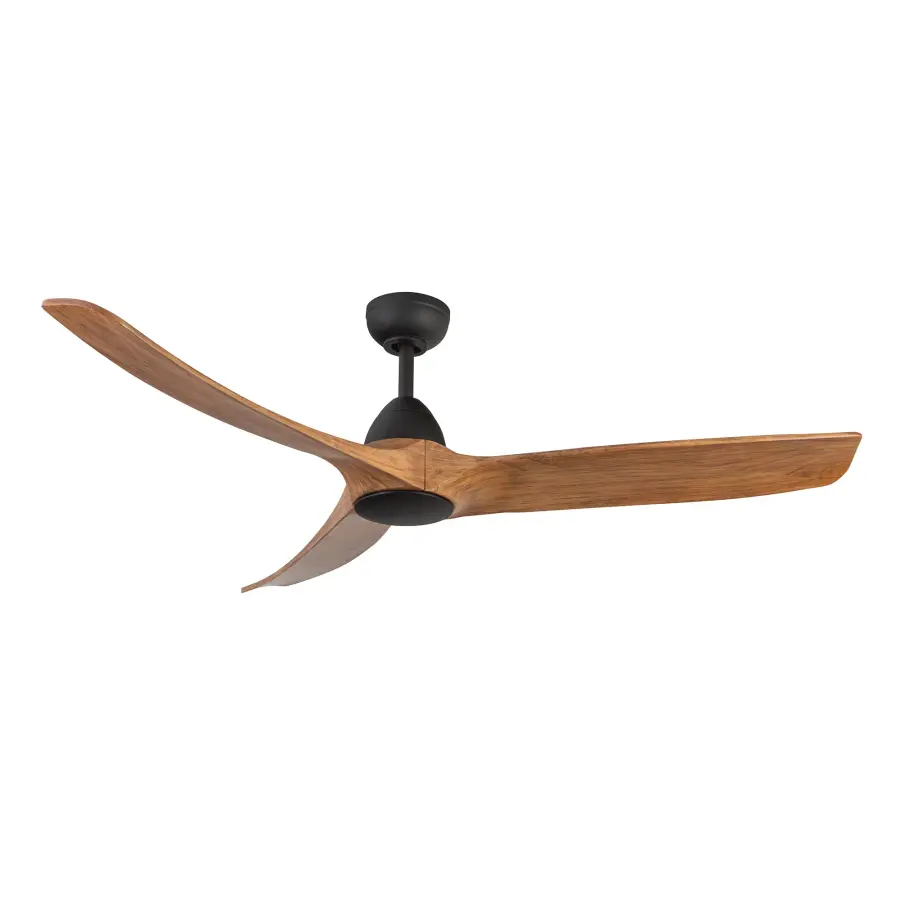 Baylor 60" Carved Wood Blade Ceiling Fan - Image 11