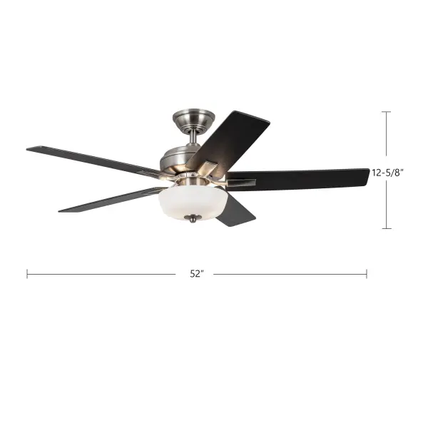 Versatile Modern Fan with Customizable Blade Finishes and Integrated LED - Image 16