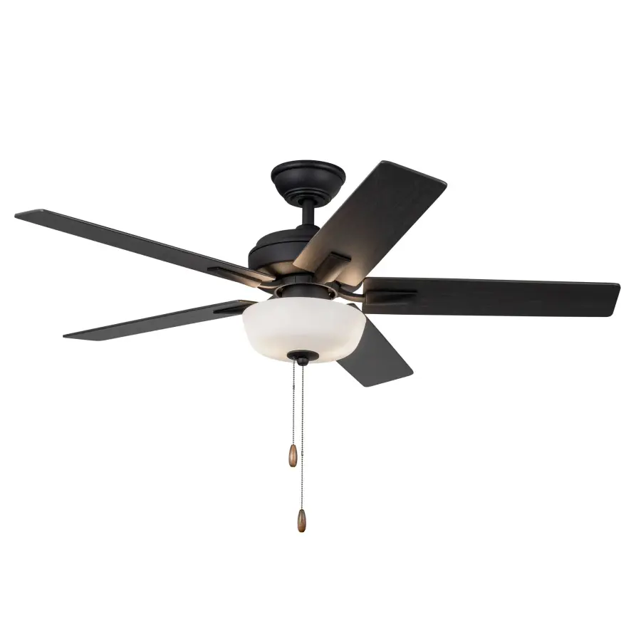 Versatile Modern Fan with Integrated LED and Reversible Blades - Image 1