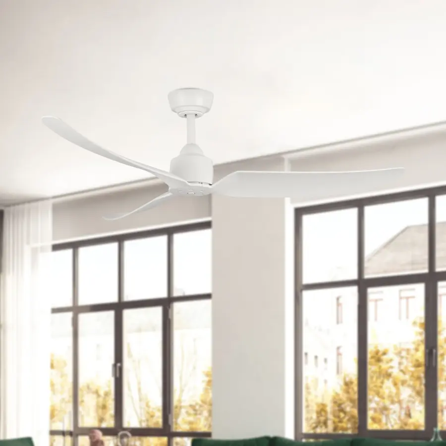 Hugo 52-Inch Exterior Ceiling Fan in Matte Black - Image 5