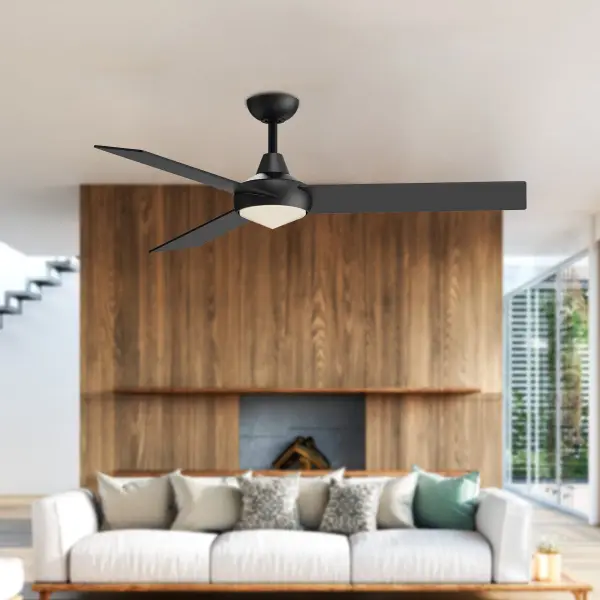 Sleek Modern Fan with Integrated LED and Six-Speed Control - Image 3