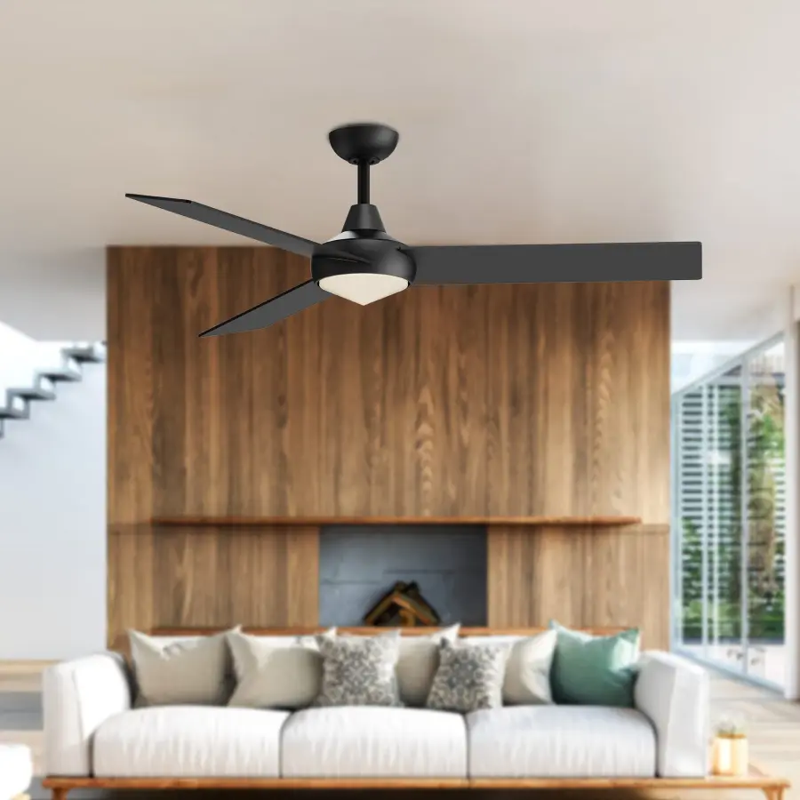 Sleek Modern Fan with Integrated LED and Six-Speed Control - Image 3