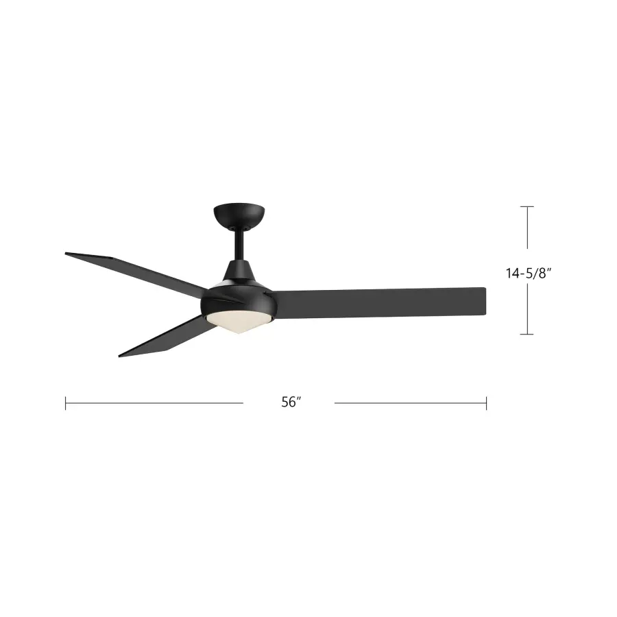 Sleek Modern Fan with Integrated LED and Six-Speed Control - Image 8