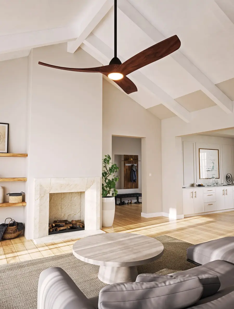 Baylor 60-Inch Ceiling Fan with LED Light - Image 3