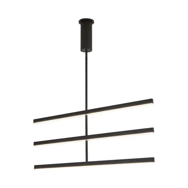 Sculptural Linear Chandelier with Customizable Configuration - Image 14