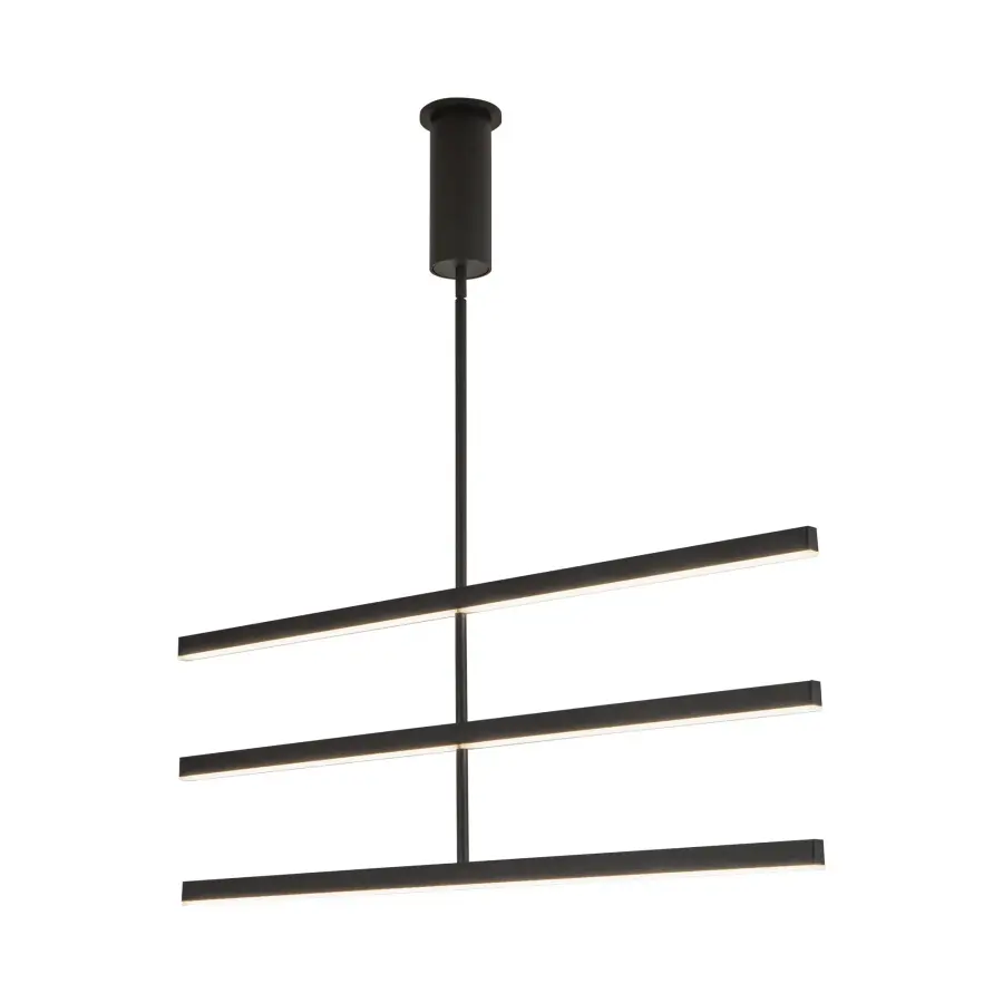 Sculptural Linear Chandelier with Customizable Configuration - Image 14